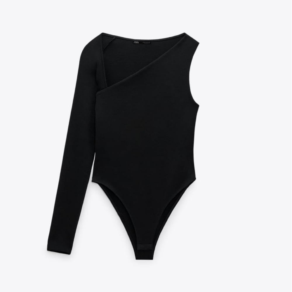 ZARA ASYMMETRICAL BODYSUIT